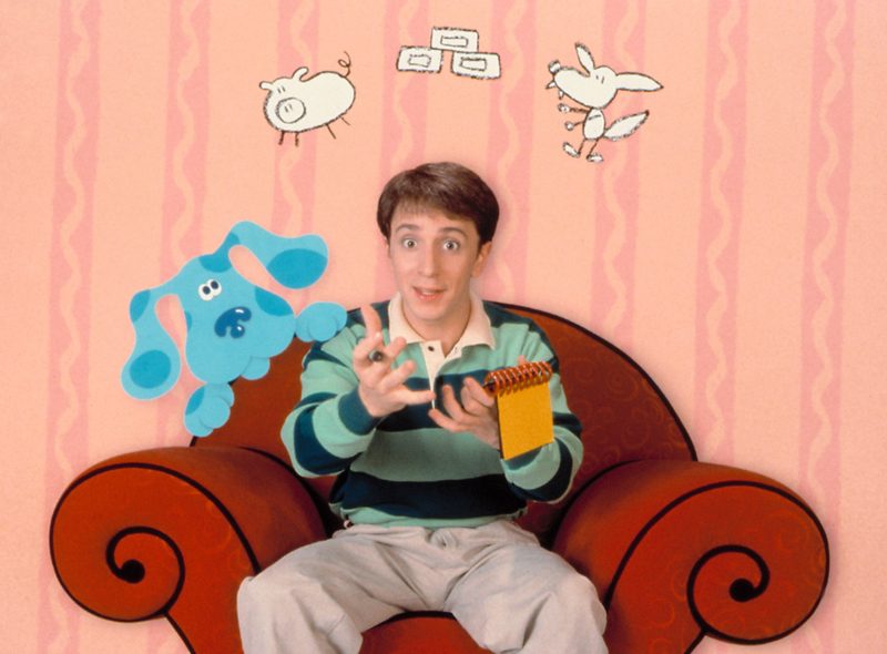 Steve Burns on Blue’s Clues | Alamy Stock Photo