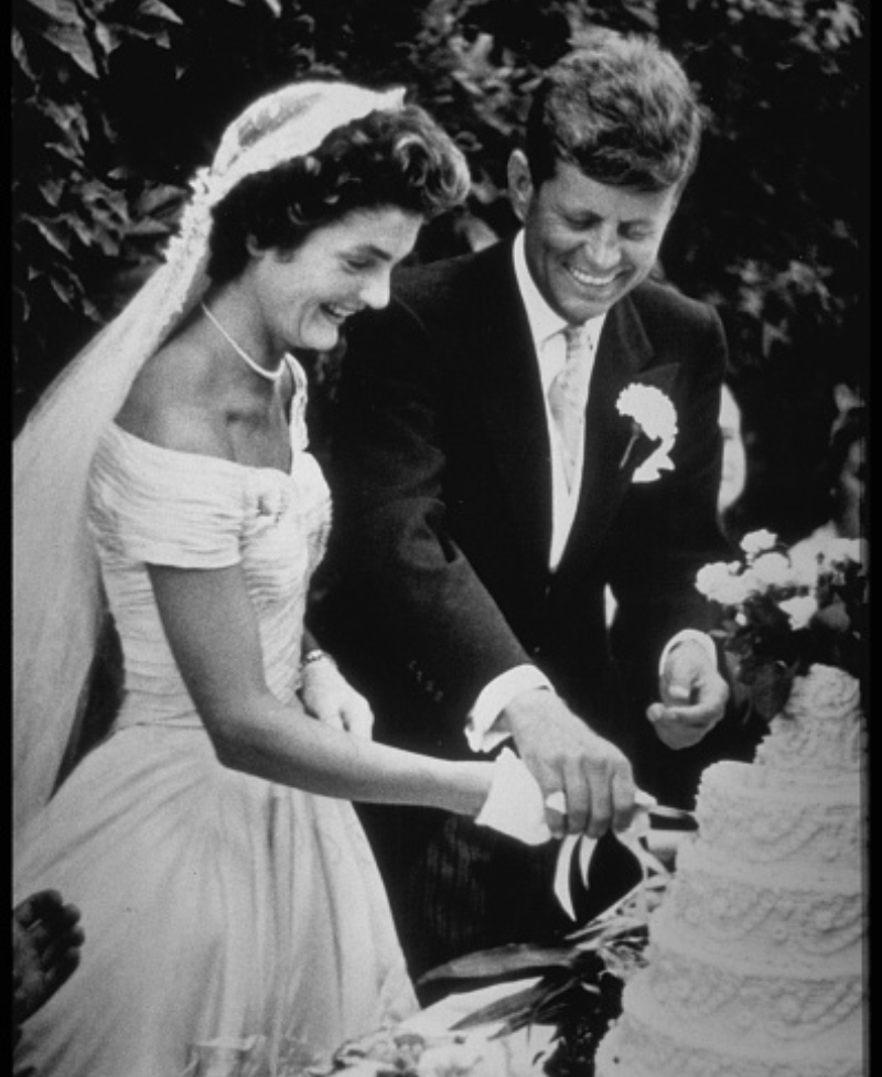 Jackie Kennedy’s Last-Minute Wedding Dress | Getty Images Photo by Brooks Kraft LLC/Sygma