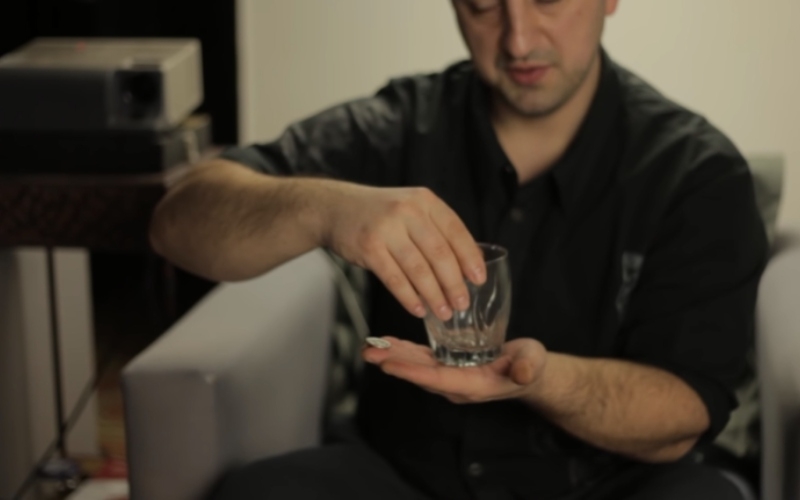 Secret Behind the Coin Through the Glass Trick | Youtube.com/@TricklandiaTheBestMagicSchool