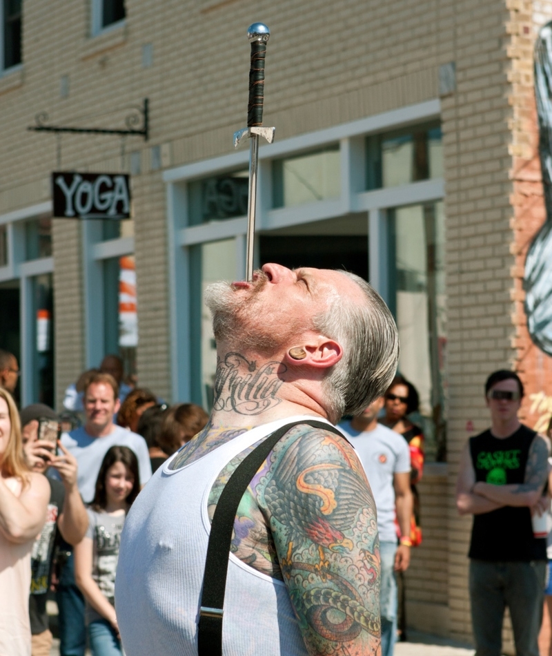 Sword swallowing – Secret | BluIz60/Shutterstock