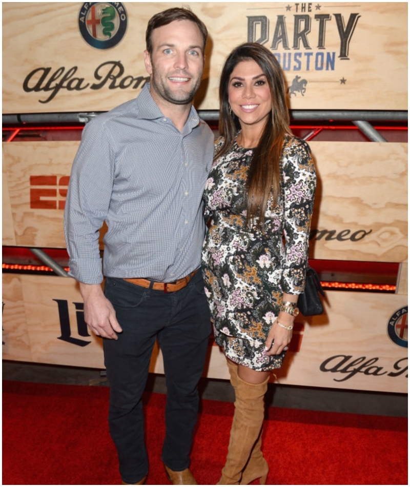 Anna Burns & Wes Welker | Getty Images Photo by Gustavo Caballero