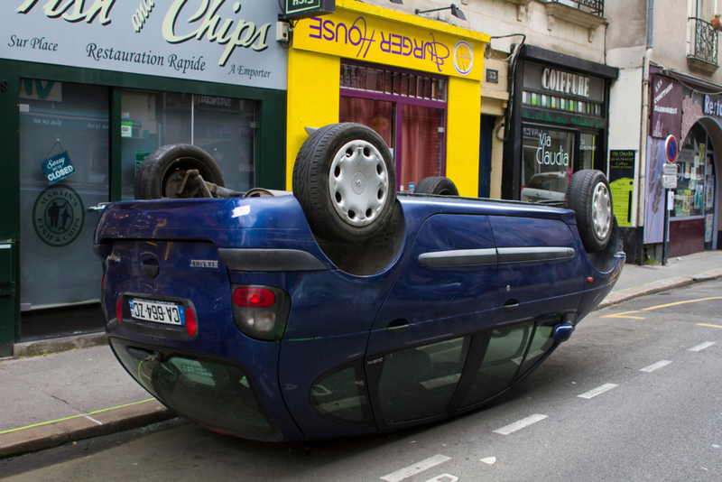 Parking Acrobatics | Alamy Stock Photo