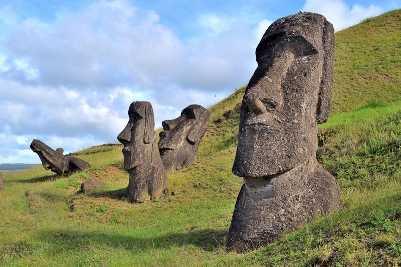 The Mysterious Heads | Getty Images Photo by Andia/Universal Images Group