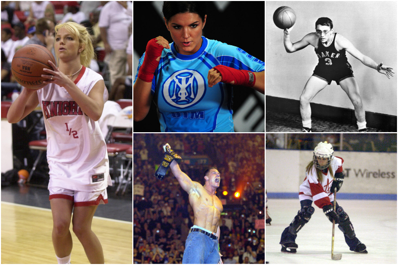 Showbiz Stars Who Were Sports Stars First | Getty Images Photo by KMazur/WireImage & Robert Laberge & Bettmann & Larry Busacca/WireImage