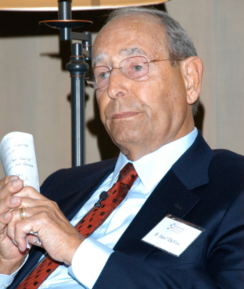 Richard DeVos | Getty Images Photo by Davidoff Studios