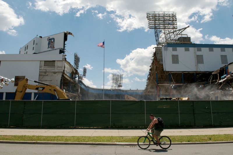 Tiger Stadium (Detroit, Michigan) | Alamy Stock Photo by Joel Wintermantle