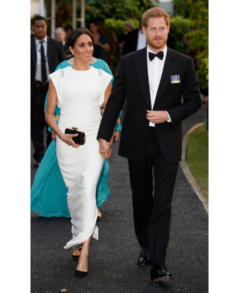 Reception with the King and Queen of Tonga | Getty Images Photo by Pool/Samir Hussein/WireImage