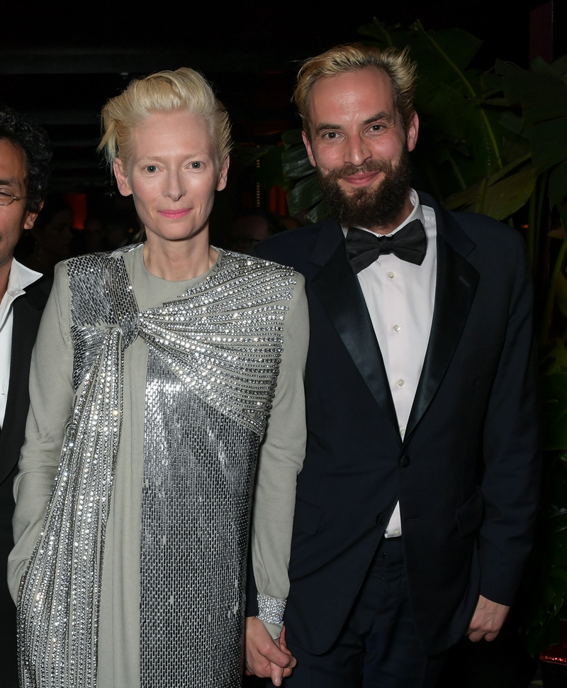 Tilda Swinton and Sandro Kopp | Getty Images Photo by David M. Benett