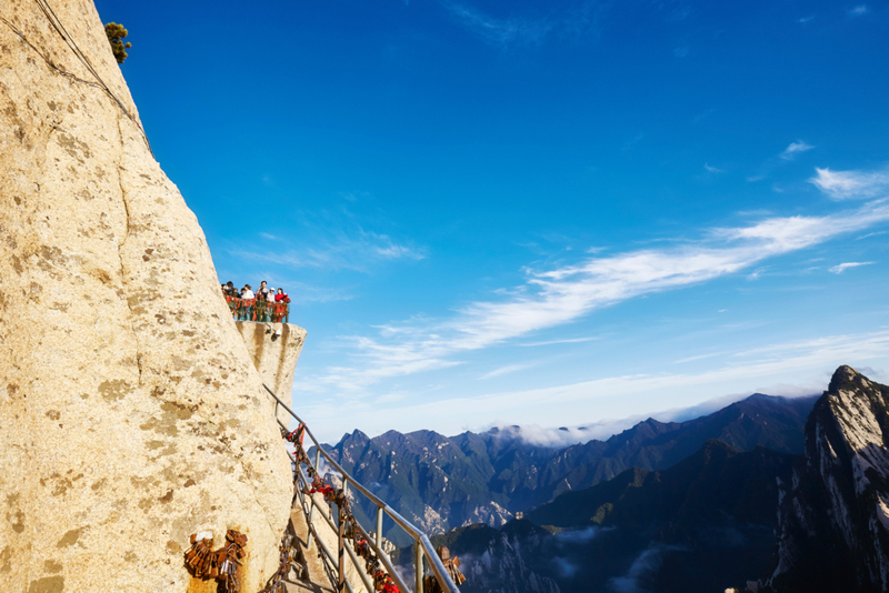 Plank Road in the Sky - China | Alamy Stock Photo by Maciej Bledowski 