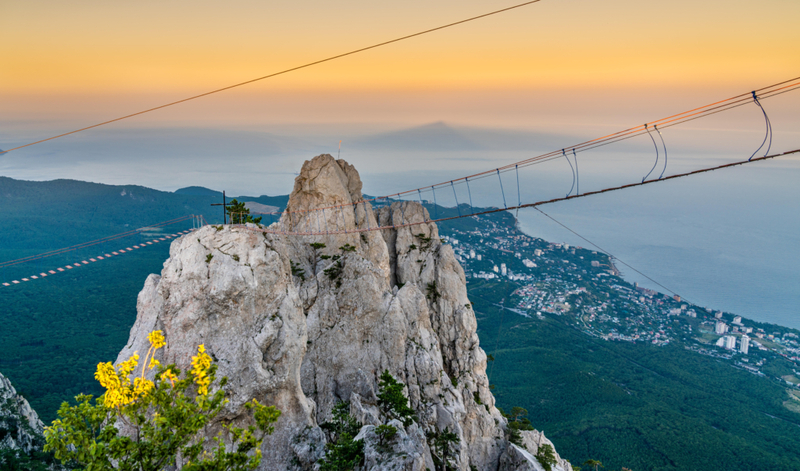 Ai Petri Bridge – Ukraine | Alamy Stock Photo by Leonid Andronov 