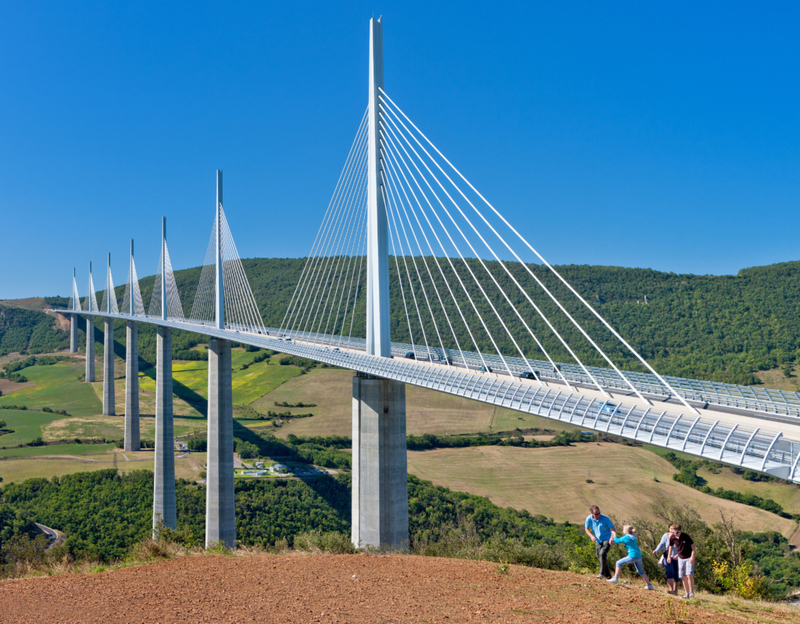 Millau Viaduct – France | Alamy Stock Photo by E.J. Baumeister Jr. 