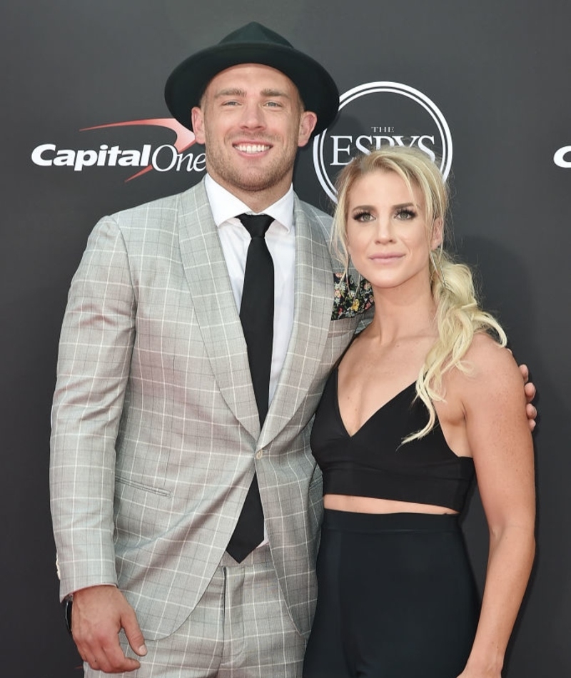 Zach Ertz & Julie Ertz | Getty Images Photo by David Crotty/Patrick McMullan