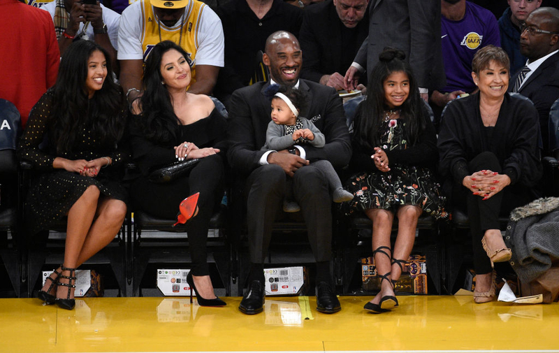 Love on the Court | Getty Images Photo by Kevork Djansezian