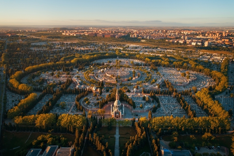 Our Lady of Almudena Cemetery in Madrid Now | Alamy Stock Photo