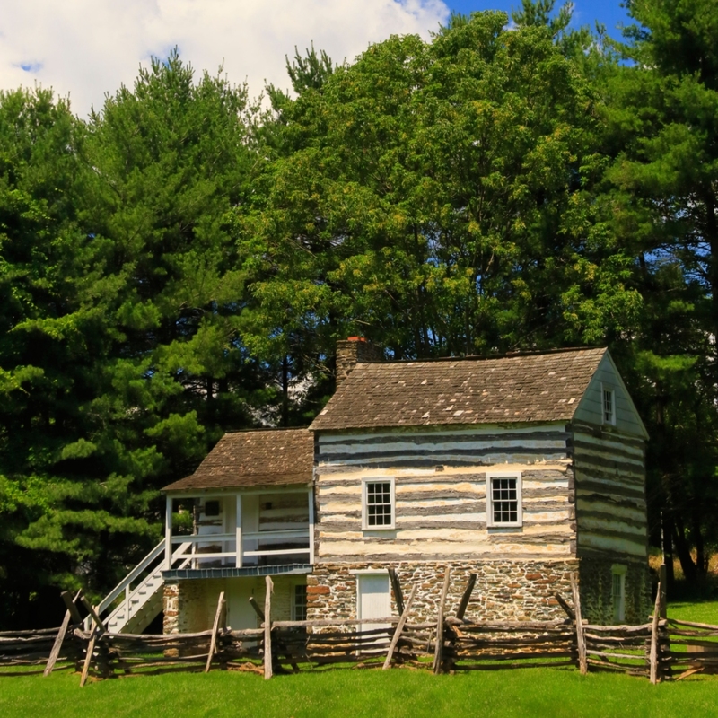 Kansas - John Brown Cabin & Museum | Alamy Stock Photo