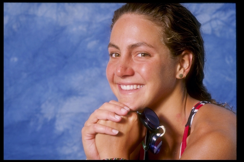 Summer Sanders Then | Getty Images Photo by Scott Halleran