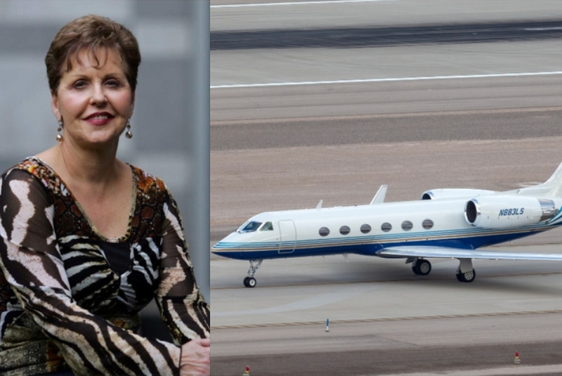 Joyce Meyer – Gulfstream G-IV, Estimated $10 Million | Getty Images Photo by Ritesh Uttamchandani/Hindustan Times & Shutterstock