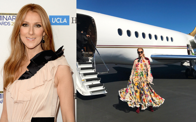 Celine Dion – Bombardier Global Express, Estimated $42 Million | Getty Images Photo by Jason Merritt & Instagram/@celinedion