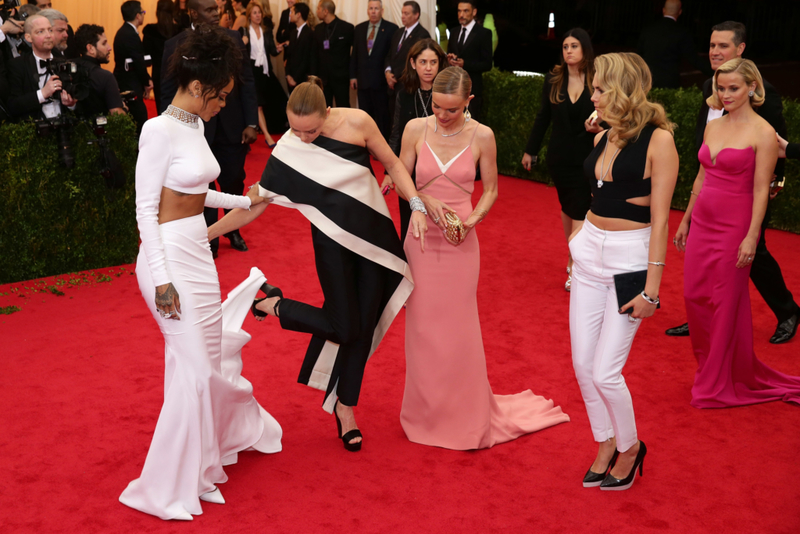 Stella McCartney Rips Rihanna's Dress | Getty Images Photo by Neilson Barnard