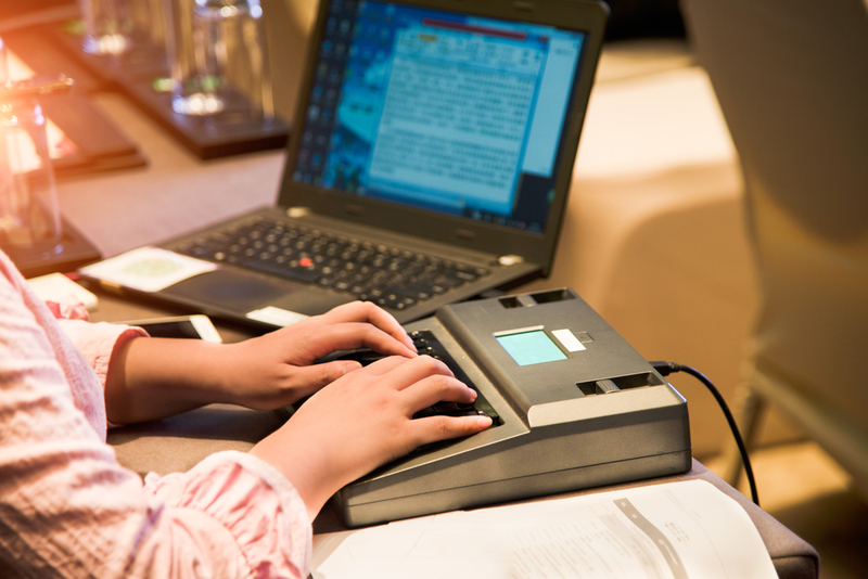 Stenographer — $70,500 | Shutterstock