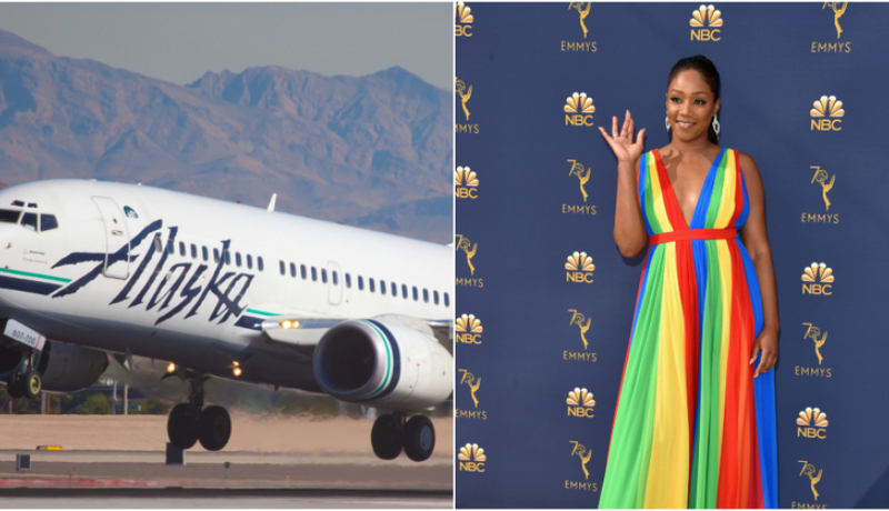 Tiffany Haddish: Alaska Airlines | Shutterstock & Getty Images Photo by John Shearer