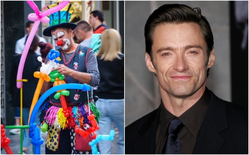 Hugh Jackman: Clown | Shutterstock