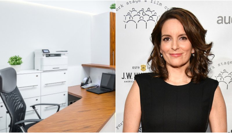 Tina Fey: Receptionist | Shutterstock & Getty Images Photo by Dia Dipasupil