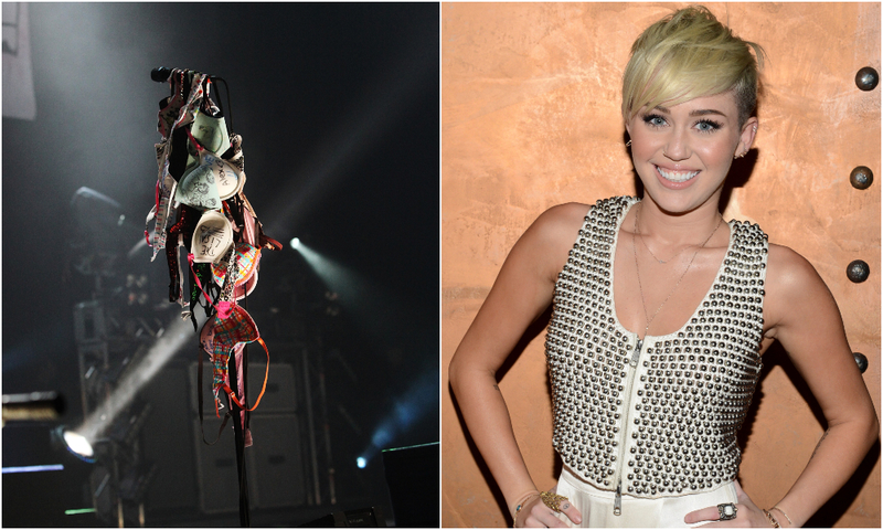 Miley Cyrus: Bra Collector | Getty Images Photo by Roger Kisby & Michael Kovac