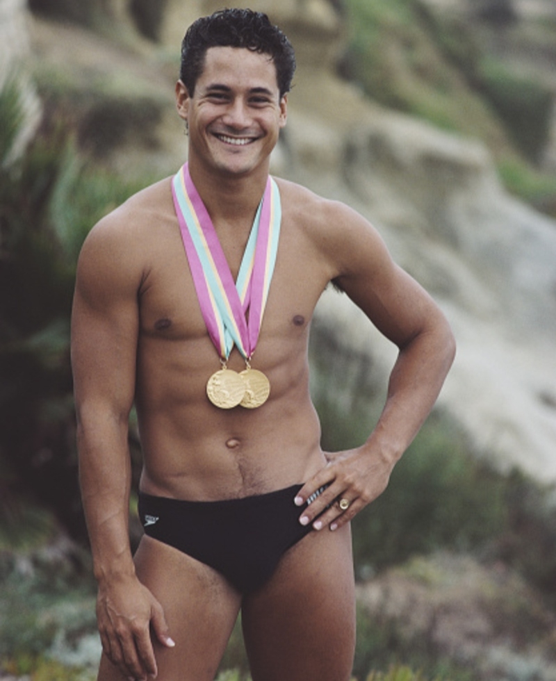 Greg Louganis - Diving | Getty Images Photo by Tony Duffy/Allsport