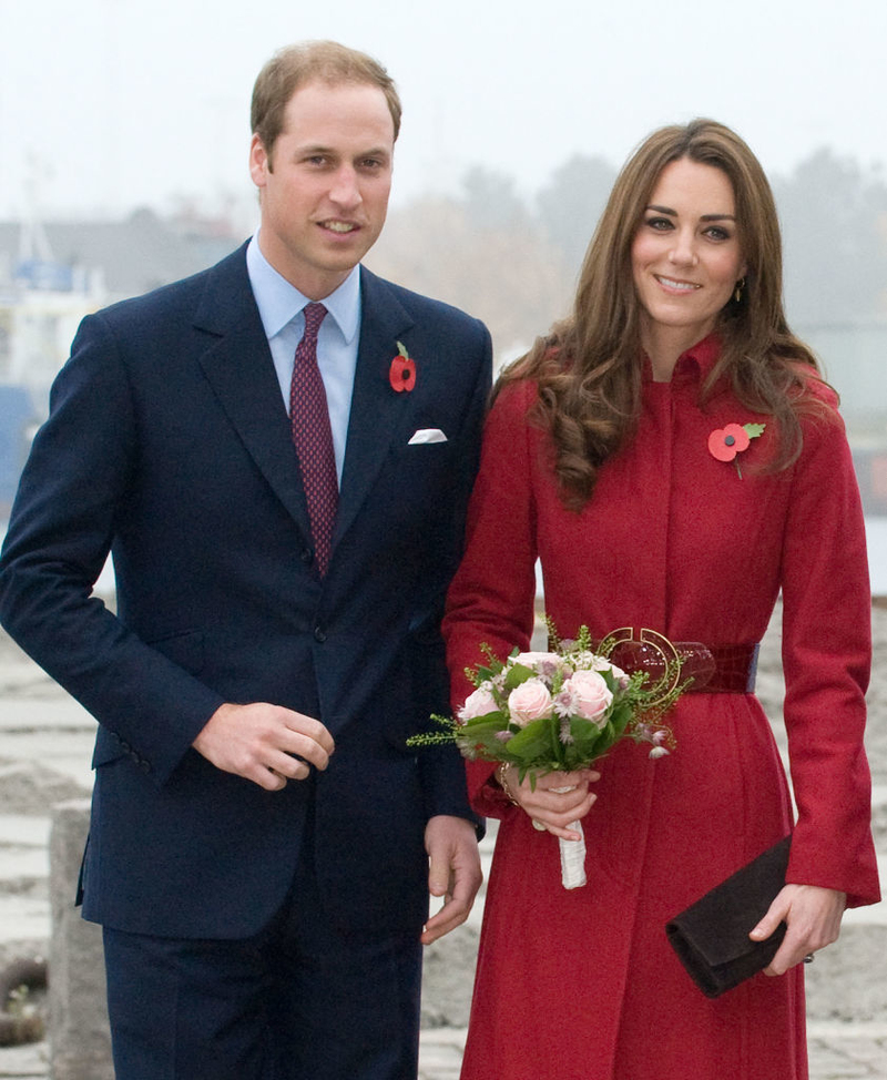 Red Ami Coat - November 2011 | Getty Images Photo by Samir Hussein/WireImage