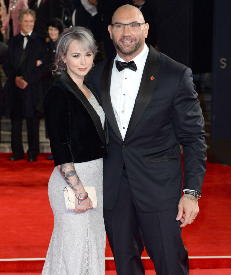 Dave Bautista & Sarah Jade | Alamy Stock Photo by Doug Peters