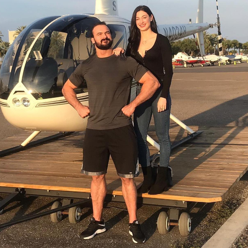 Drew McIntyre & Kaitlyn Frohnapfel | Instagram/@dmcintyrewwe