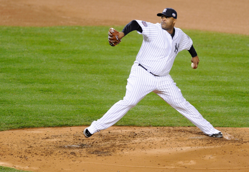 CC Sabathia – 6’7″, 290 lbs | Alamy Stock Photo by PCN Photography 