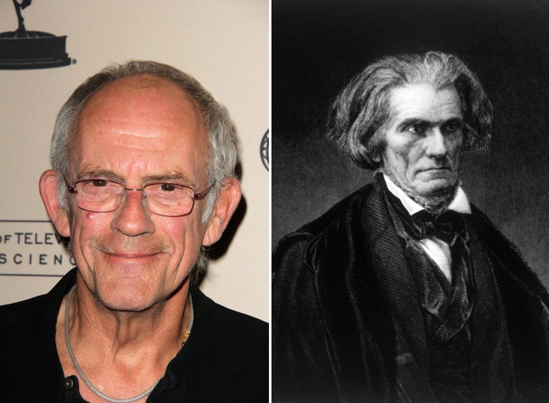 Christopher Lloyd and John C. Calhoun | s_bukley/Shutterstock & Everett Collection/Shutterstock