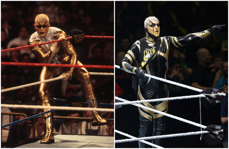 Goldust | Alamy Stock Photo by John Barrett/PHOTOlink/MediaPunch & Getty Images Photo by Sylvain Lefevre