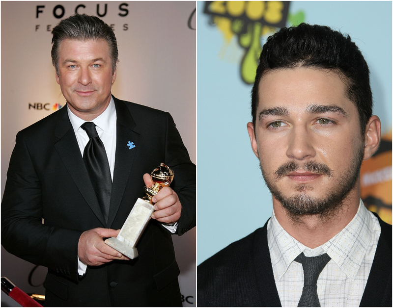 Alec Baldwin and Shia LaBeouf | Getty Images Photo by Frazer Harrison & Alamy Stock Photo