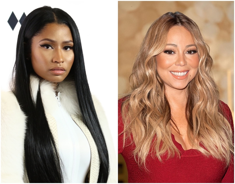 Nicki Minaj and Mariah Carey | Shutterstock & Getty Images Photo by D Dipasupil 