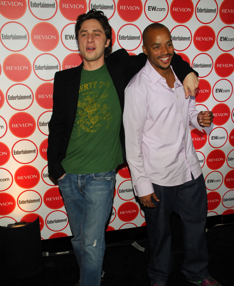 Donald Faison and Zach Braff | Shutterstock