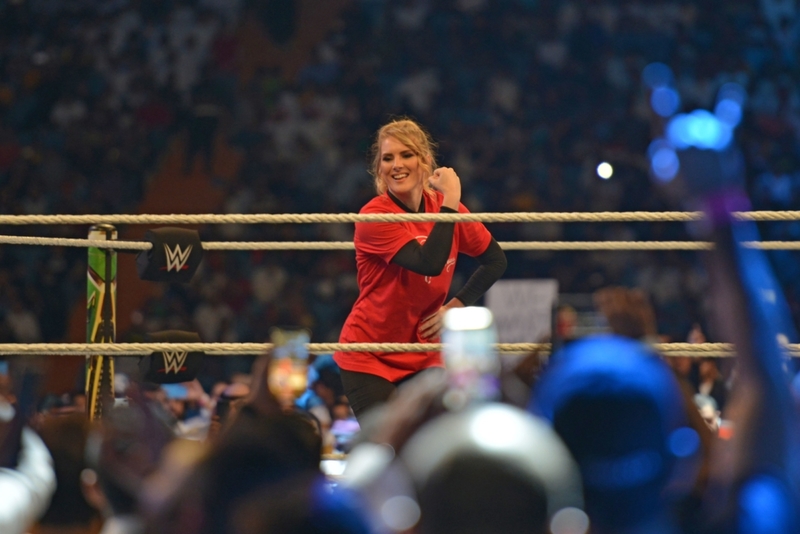 Lacey Evans | Getty Images Photo by FAYEZ NURELDINE/AFP