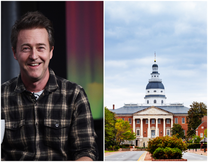 Edward Norton - Maryland | Getty Images Photo by Amanda Edwards & Shutterstock