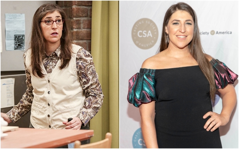 Mayim Bialik – The Big Bang Theory | MovieStillsDB & Shutterstock