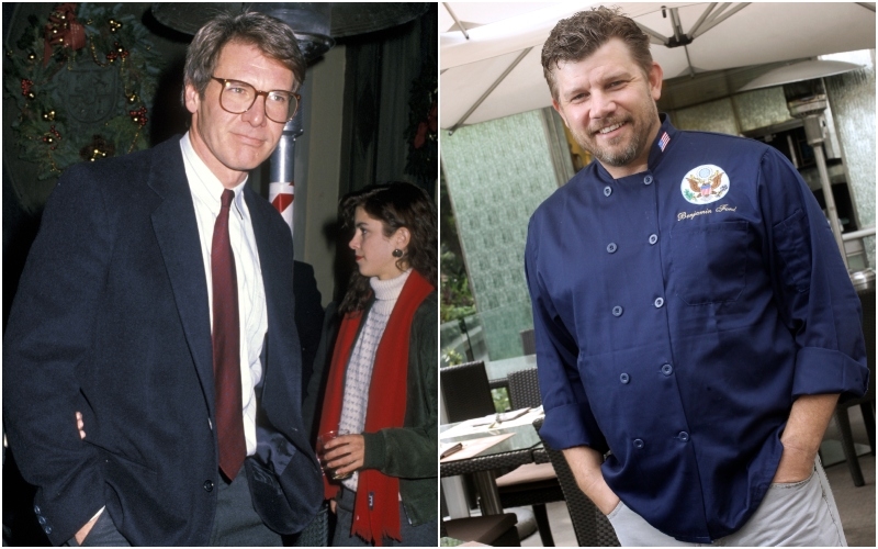 Harrison Ford (46) & Ben Ford (46) | Getty Images Photo by Ron Galella & David Wong/South China Morning Post