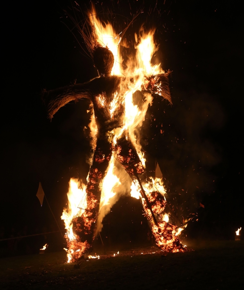 Burning Down the Man | Alamy Stock Photo by Alister Firth 