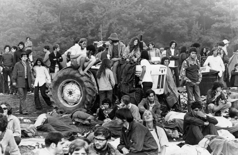 Even Tractors Served as Resting Spots | Getty Images photo by Boston Globe