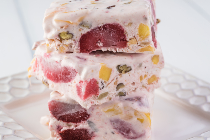 Frozen Fruitcake Salad | Adobe Stock Photo by russiandoll64