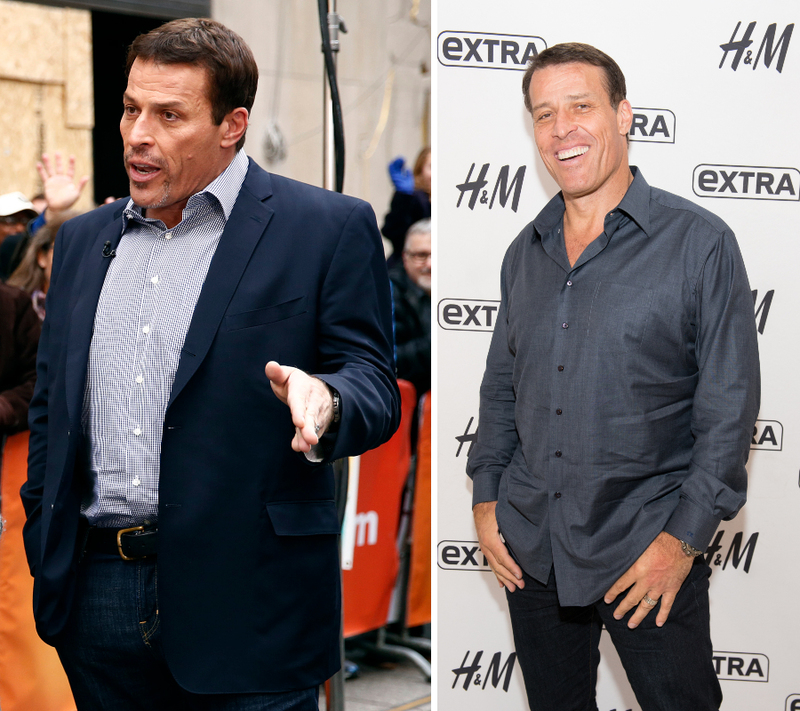  Tony Robbins - 20 Pounds | Getty Images Photo by Peter Kramer/NBC/NBC Newswire & Noam Galai