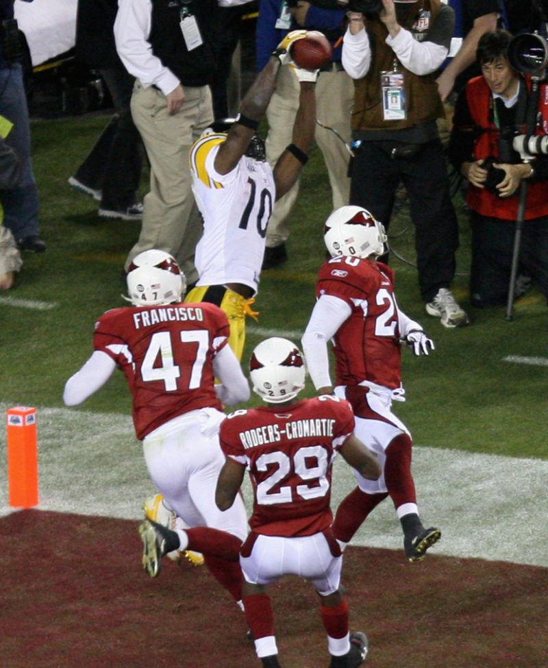 SANTONIO HOLMES | Getty Images Photo by Doug Benc