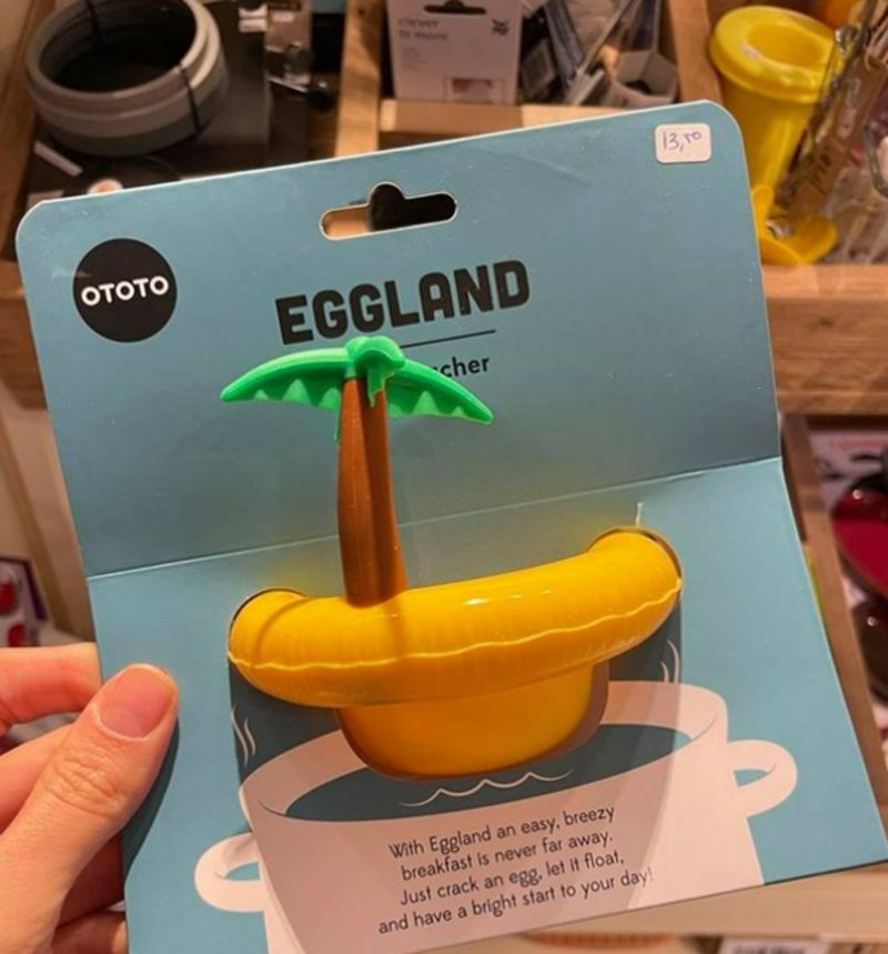 Eggland Egg Poacher by Ototo ($15) | Instagram/@vandenhurkeersel