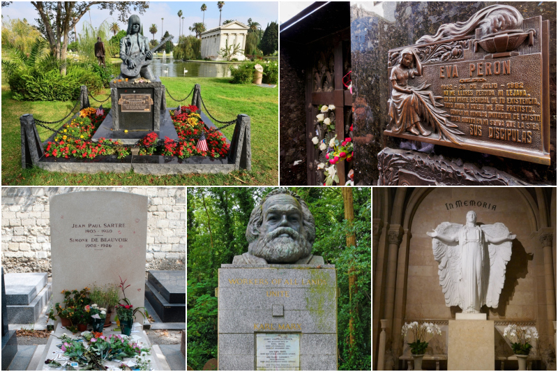 More Gravestones That Are Just as Memorable as the Stars Buried Underneath Them | Alamy Stock Photo by Paul Briden & Karol Kozlowski/robertharding & Bosiljka Zutich & Paul Brown & Barry King