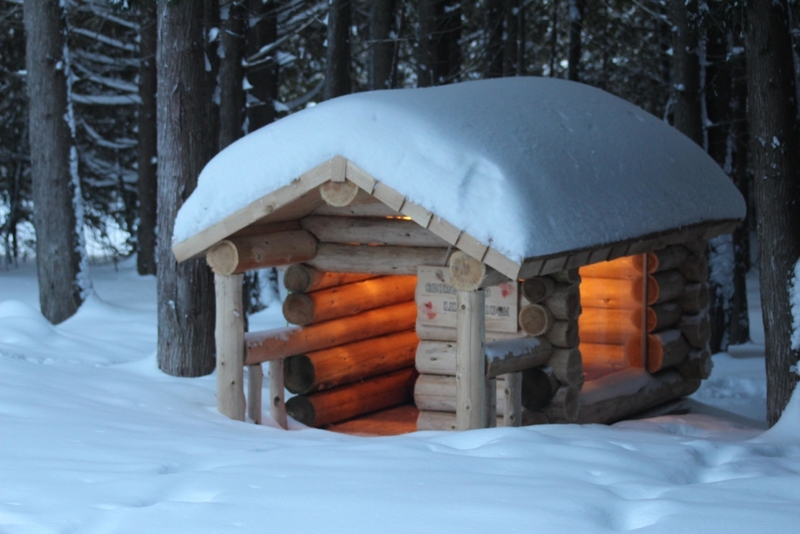 Four-Legged Log House | Reddit.com/northern41